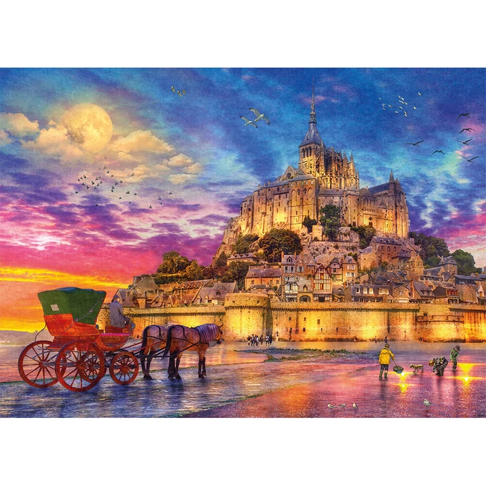 Gibsons G6408 - Mont Saint-Michel - 1000 db-os puzzle