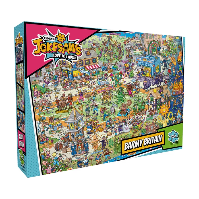 Gibsons G7152 - Jokesaws - Barmy Britain - 1000 db-os puzzle