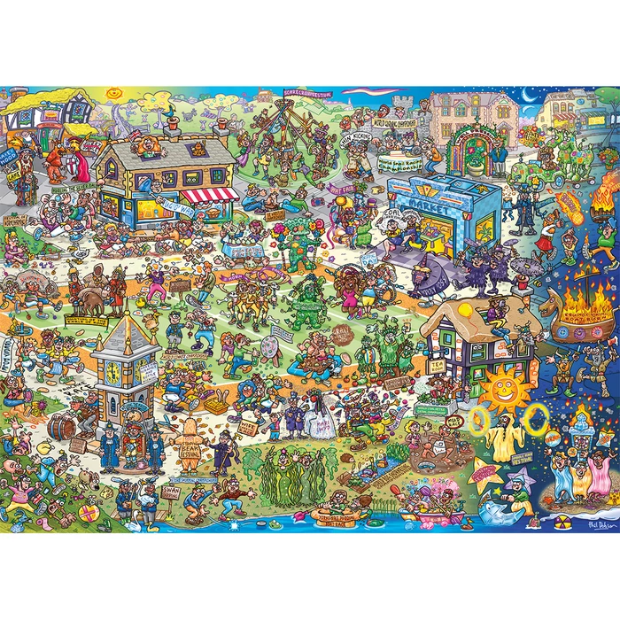 Gibsons G7152 - Jokesaws - Barmy Britain - 1000 db-os puzzle