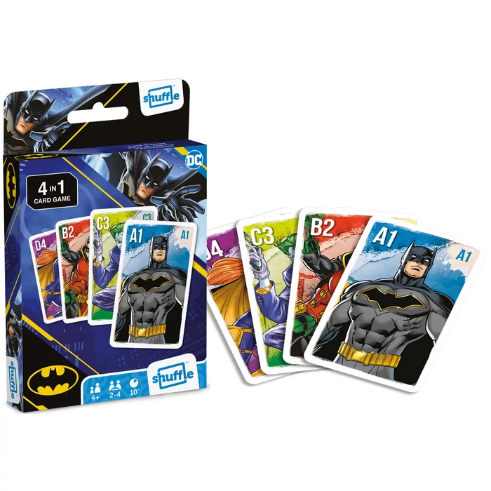 Cartamundi - Batman 4 az 1-ben kártyajáték 