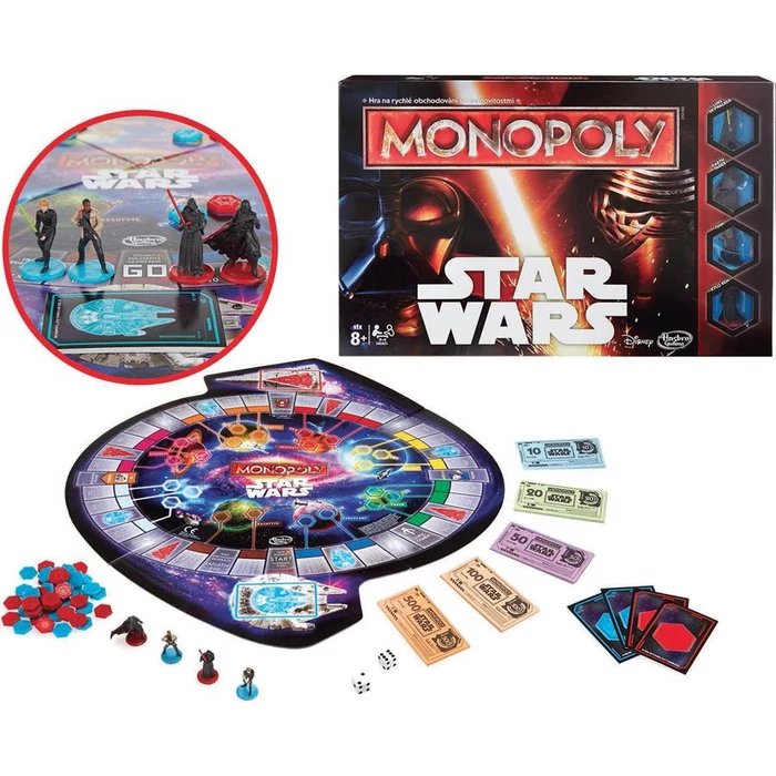 Hasbro - Monopoly Star Wars társasjáték (B0324)