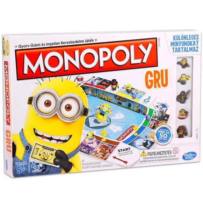 Hasbro - Monopoly Gru - Minyonok társasjáték (A2574)