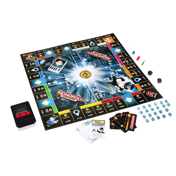 Hasbro - Monopoly Teljeskörű bankolás társasjáték (B6677)