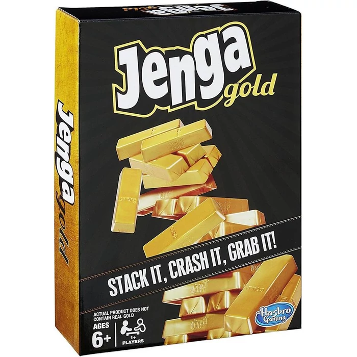 Hasbro - Jenga Gold társasjáték (B7430)