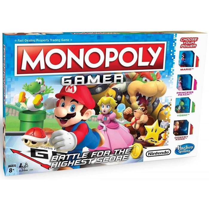 Hasbro - Monopoly Gamer társasjáték (C1815)