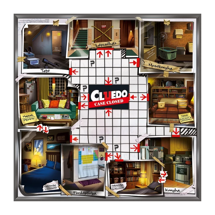 Hasbro - Cluedo The Big Bang Theory - Agymenők társasjáték 