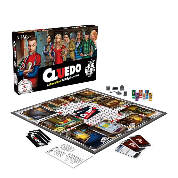 Hasbro - Cluedo The Big Bang Theory - Agymenők társasjáték 