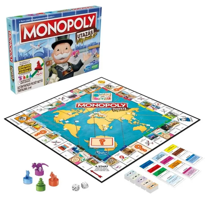 Hasbro - Monopoly Utazás - Világ körüli út társasjáték