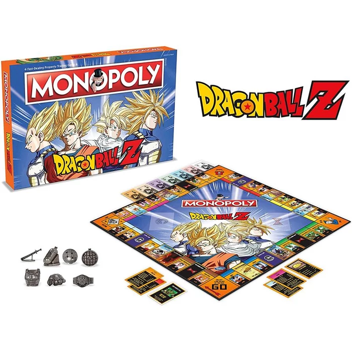 Hasbro - Monopoly Dragon Ball Z társasjáték (002565)