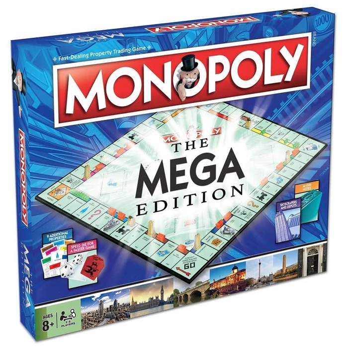 Hasbro - Monopoly Mega Edition társasjáték (002459)