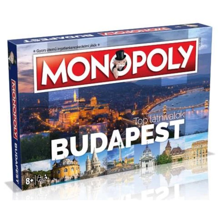 Hasbro - Monopoly Budapest - Top látnivalók társasjáték 