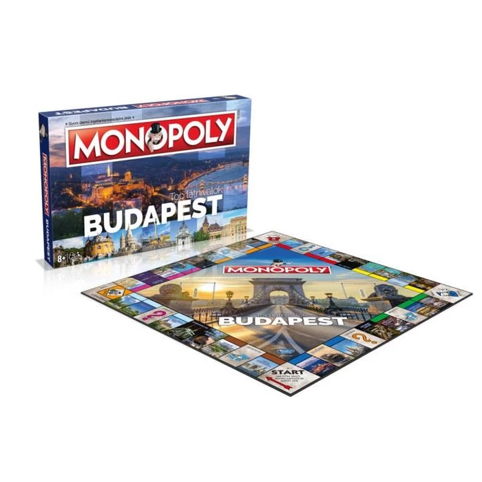 Hasbro - Monopoly Budapest - Top látnivalók társasjáték 