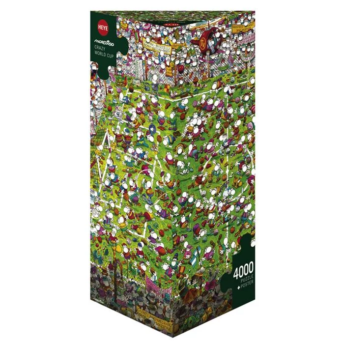 Heye 29072 - Triangular puzzle - Crazy World Cup, Mordillo - 4000 db-os puzzle