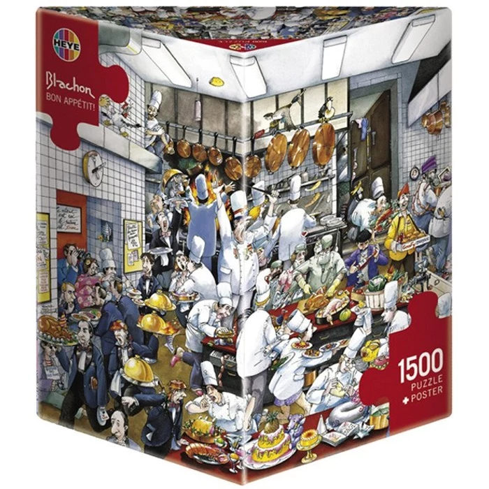 Heye 29130 - Triangular puzzle - Bon Appétit!, Blachon - 1500 db-os puzzle
