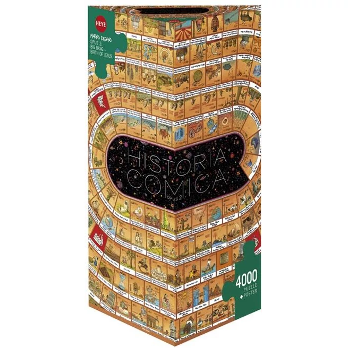 Heye 29342 - Triangular puzzle - Historia Comica 2, Marino Degano - 4000 db-os puzzle