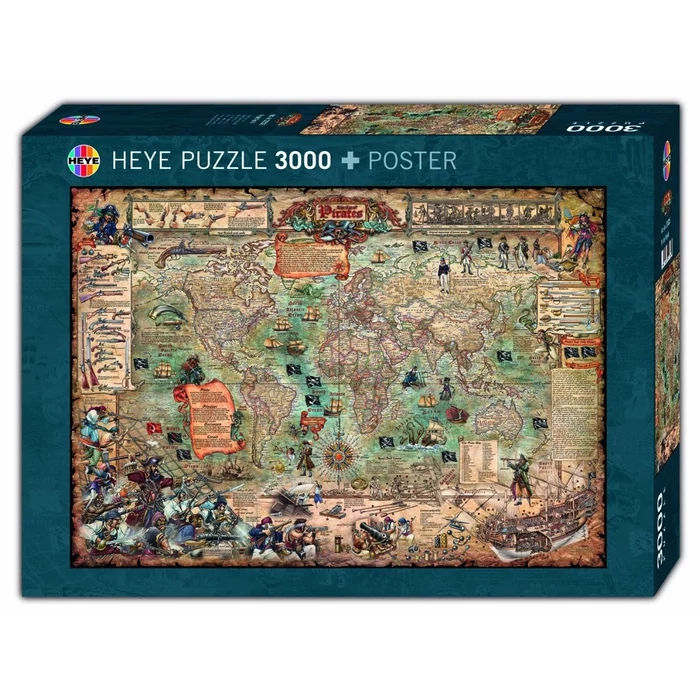 Heye 29526 - Pirate World - 3000 db-os puzzle
