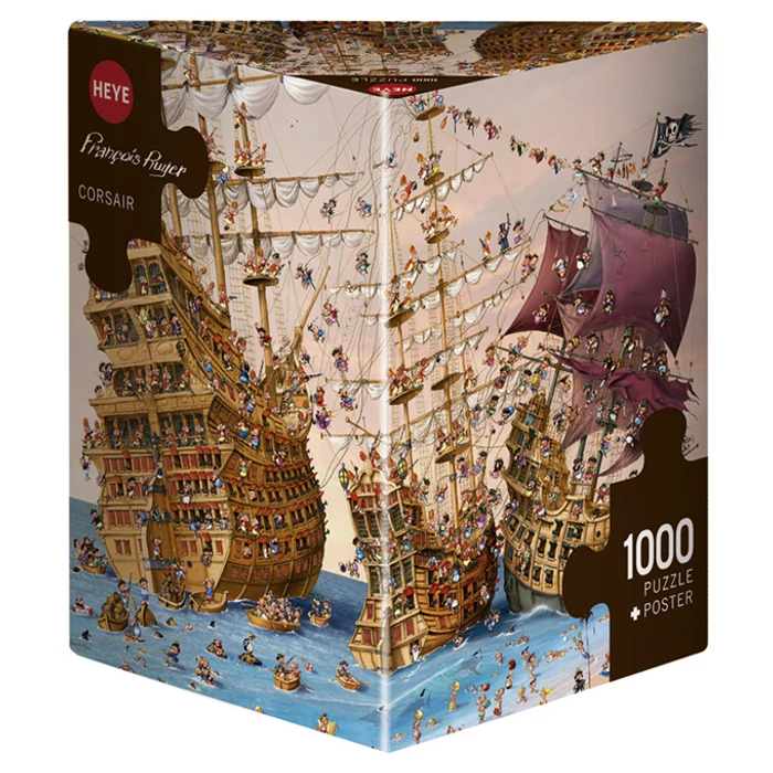 Heye 29570 - Triangular puzzle - Kalóz, Ruyer - 1000 db-os puzzle
