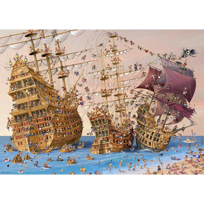 Heye 29570 - Triangular puzzle - Kalóz, Ruyer - 1000 db-os puzzle