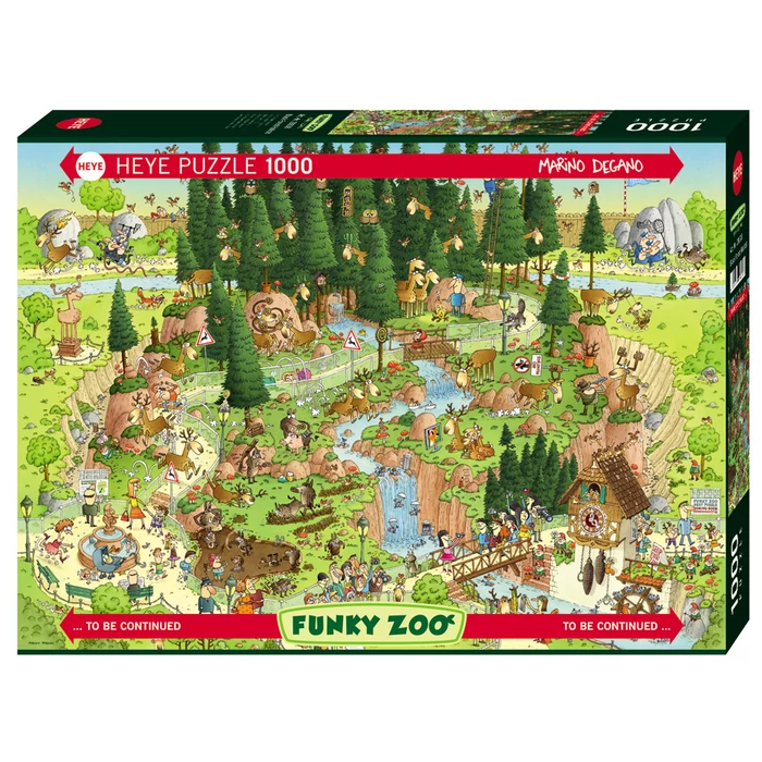 Heye 29638 - Fekete-erdei élőhely - 1000 db-os puzzle