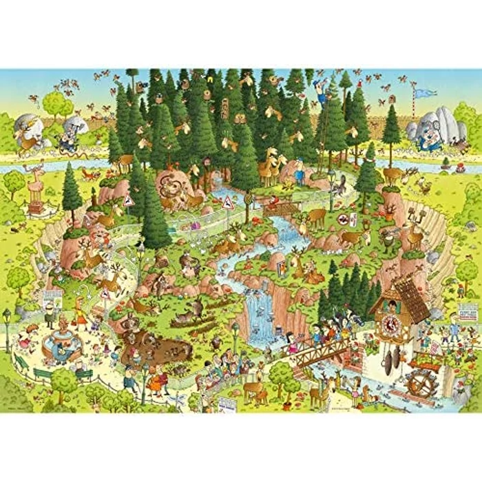 Heye 29638 - Fekete-erdei élőhely - 1000 db-os puzzle