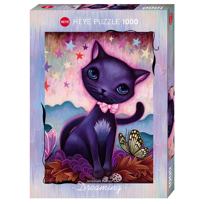 Heye 29687 - Dreaming - Fekete cica, Ketner - 1000 db-os puzzle