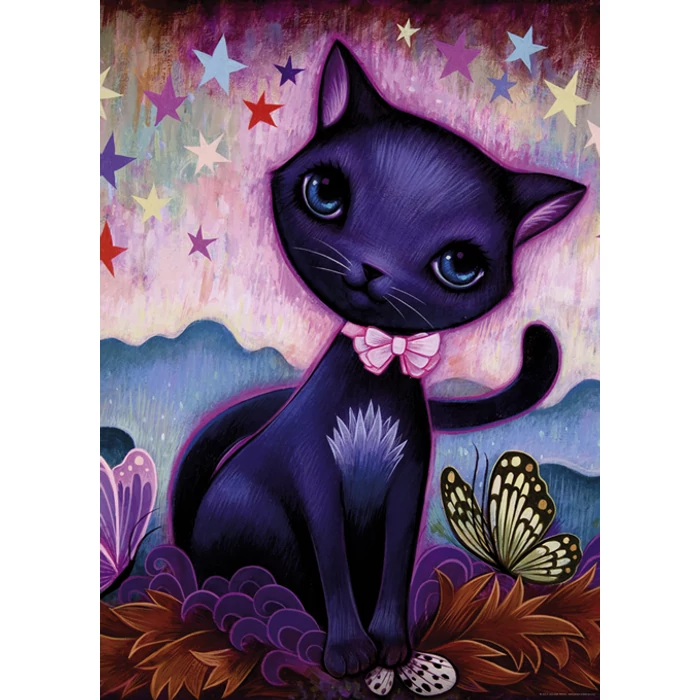 Heye 29687 - Dreaming - Fekete cica, Ketner - 1000 db-os puzzle