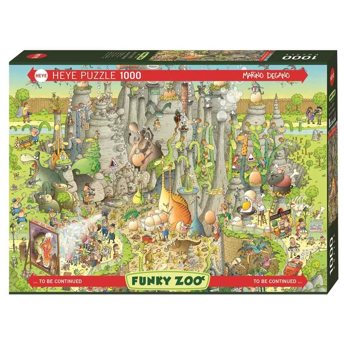 Heye 29727 - Dinoszauruszok élőhelye - 1000 db-os puzzle