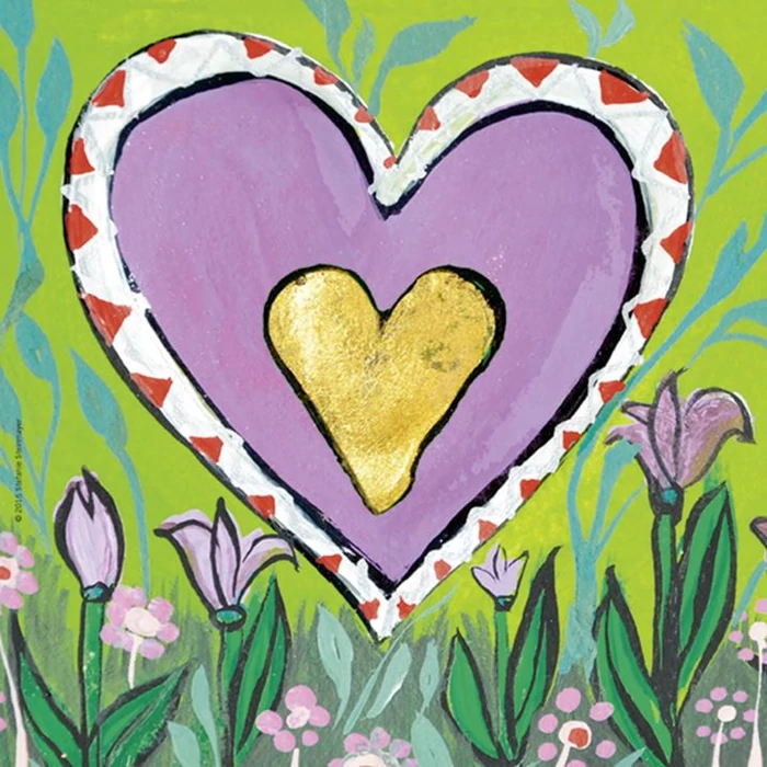 Heye 29764 - Quadrat puzzle - Hearts of Gold -  Spring - 100 db-os puzzle