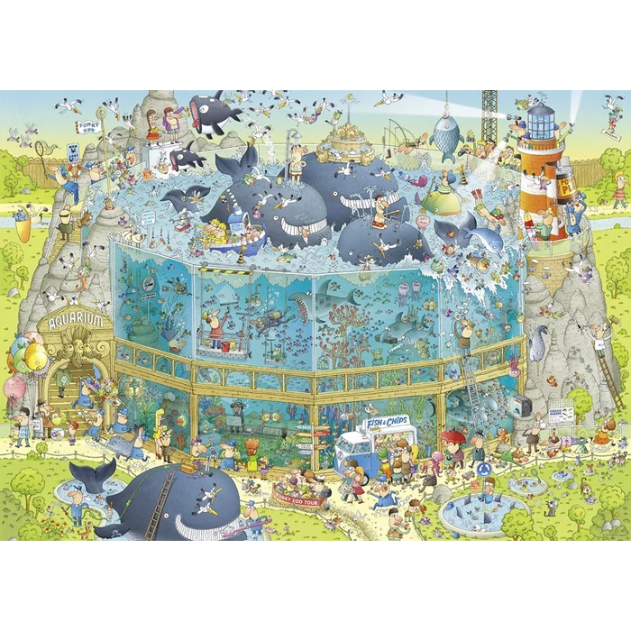 Heye 29777 - Funky Zoo - Ocean Habitat, Degano - 1000 db-os puzzle