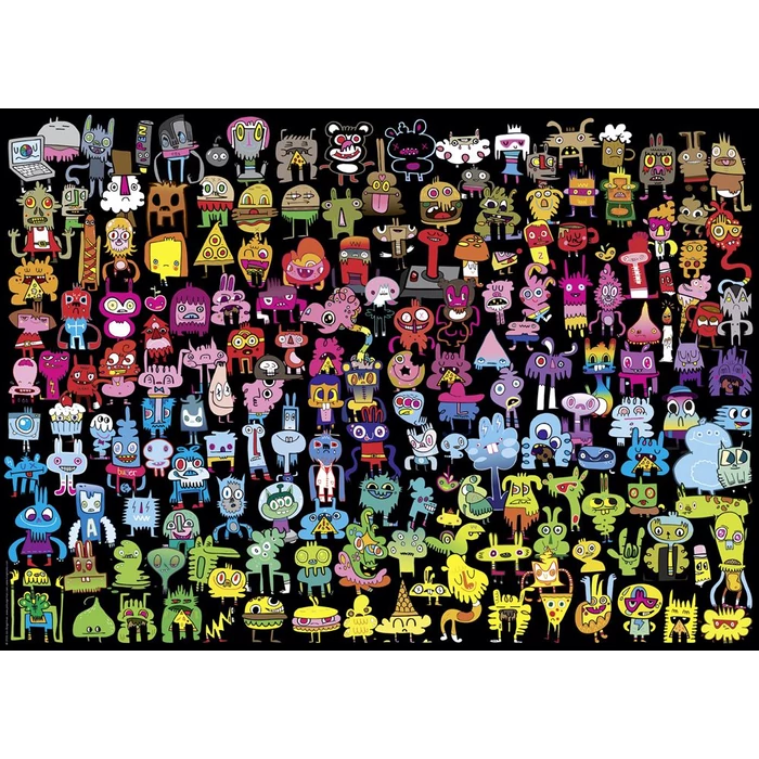 Heye 29786 - Doodle Rainbow, Burgerman - 1000 db-os puzzle