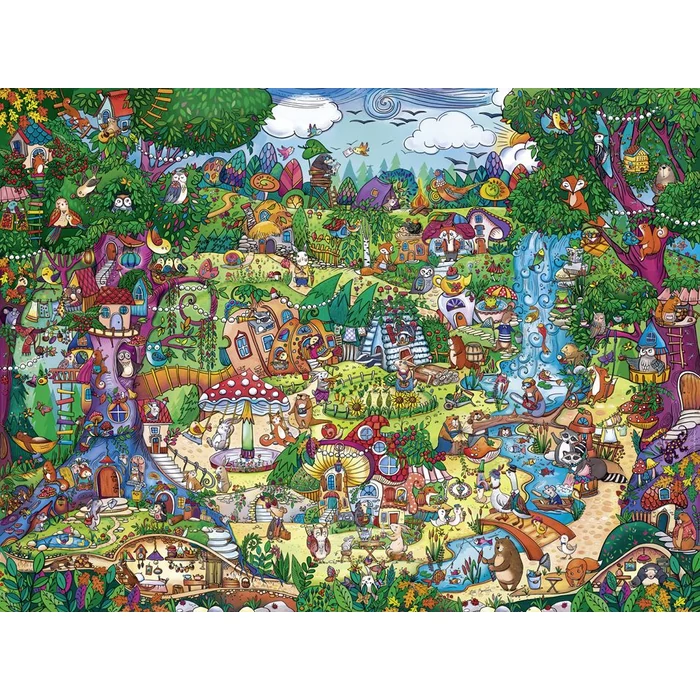 Heye 29792 - Triangular puzzle - Wonderwoods, Berman - 1500 db-os puzzle