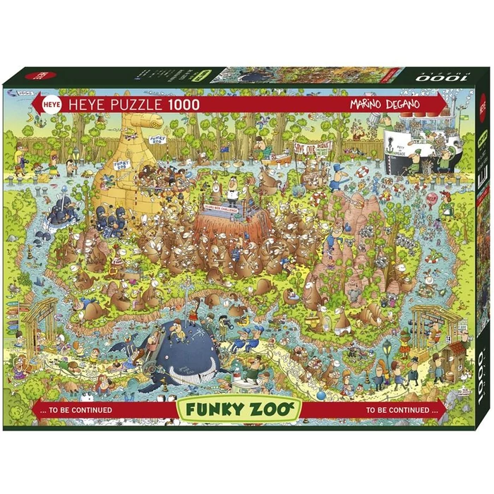 Heye 29870 - Funky Zoo - Australian Habitat, Degano - 1000 db-os puzzle