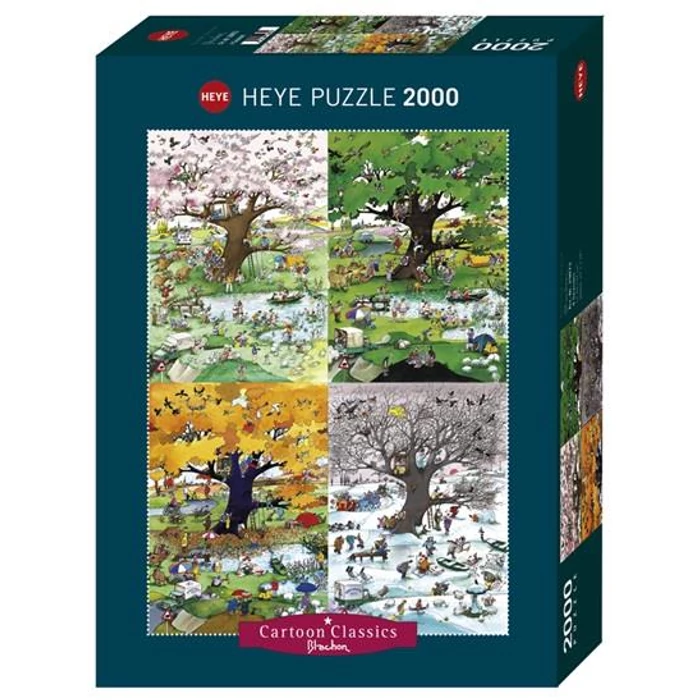 Heye 29873 - Cartoon Classics - 4 Seasons, Blachon - 2000 db-os puzzle