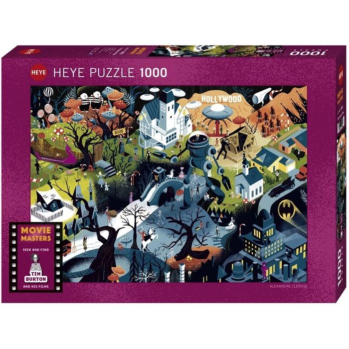 Heye 29882 - Movie Masters - Tim Burton Films, Clérisse - 1000 db-os puzzle