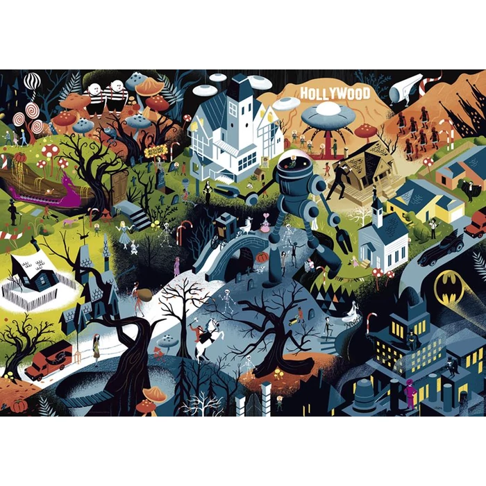 Heye 29882 - Movie Masters - Tim Burton Films, Clérisse - 1000 db-os puzzle