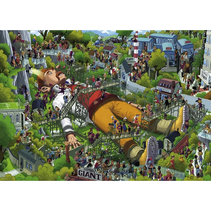 Heye 29886 - Triangular puzzle - Gulliver, Oesterle - 1000 db-os puzzle