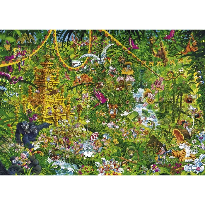 Heye 29892 - Triangular puzzle - Deep Jungle, Ryba - 2000 db-os puzzle