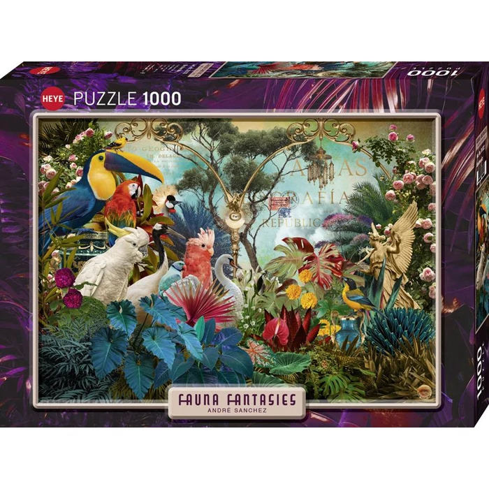 Heye 30032 - Fauna Fantasies - Birdiversity - 1000 db-os puzzle