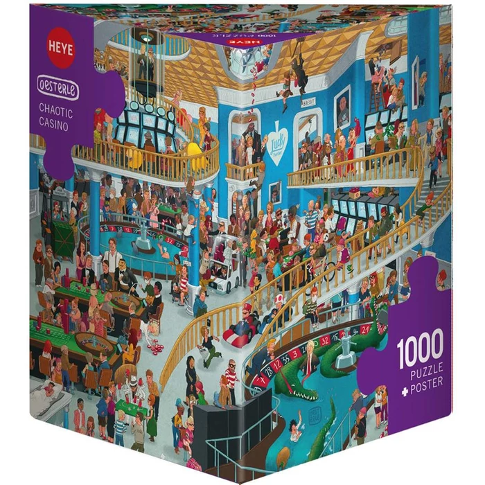 Heye 29934 - Chaotic Casino - 1000 db-os Triangular puzzle