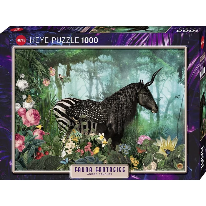 Heye 29980 - Fauna Fantasies - Equpidae, Sanchez - 1000 db-os puzzle
