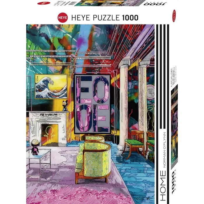 Heye 29974 - Home - Room With Wave, O'Flynn - 1000 db-os puzzle