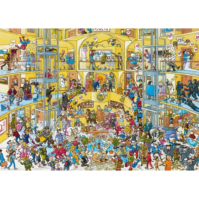 Heye 29927 - Hotel Life - 1000 db-os Triangular puzzle