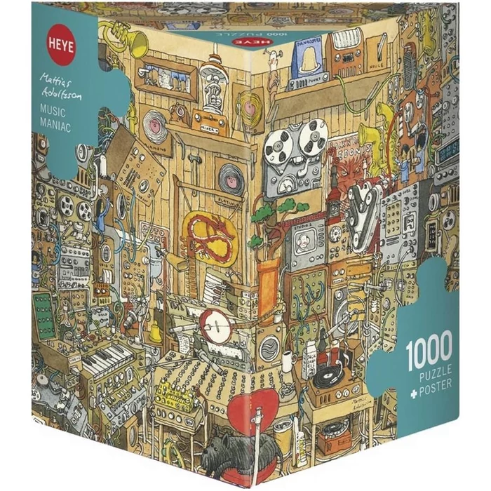 Heye 29928 - Music Maniac - 1000 db-os Triangular puzzle