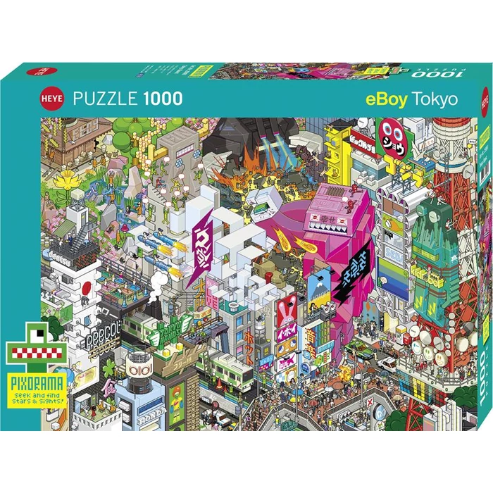 Heye 29981 - Pixorama - Tokyo Quest - 1000 db-os puzzle