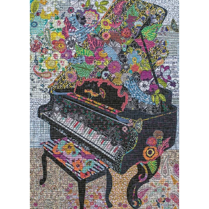 Heye 30026 - Quilt Art - Sewn Piano - 1000 db-os puzzle