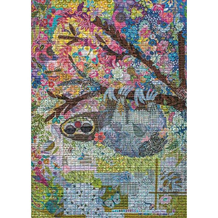 Heye 30027 - Quilt Art - Sewn Sloth - 1000 db-os puzzle