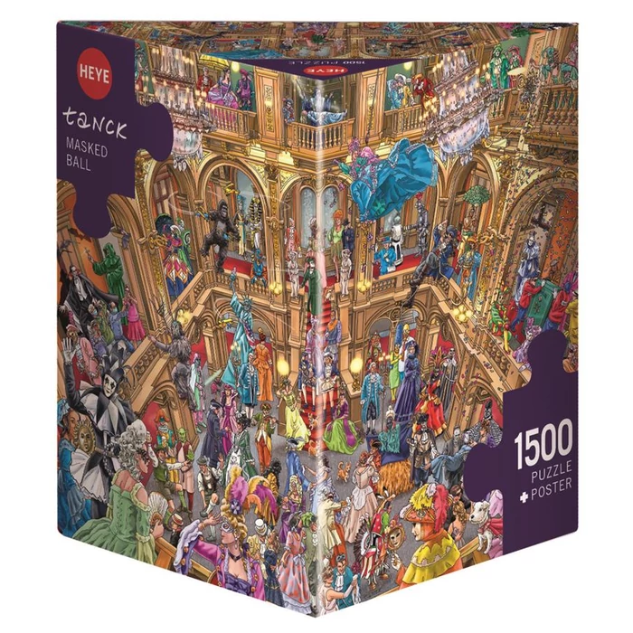 Heye 30023 - Masked Ball, Tanck - 1500 db-os Triangular puzzle