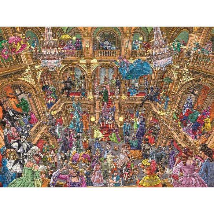 Heye 30023 - Masked Ball, Tanck - 1500 db-os Triangular puzzle