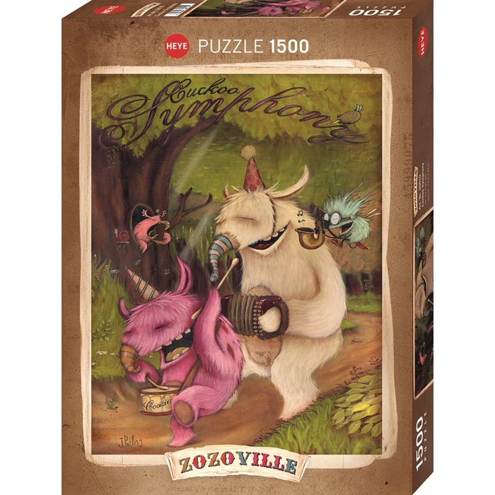 Heye 30010 - Zozoville - Cuckoo Symphony - 1500 db-os puzzle