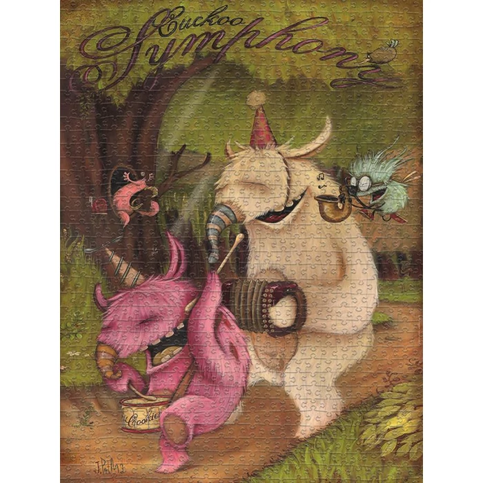 Heye 30010 - Zozoville - Cuckoo Symphony - 1500 db-os puzzle